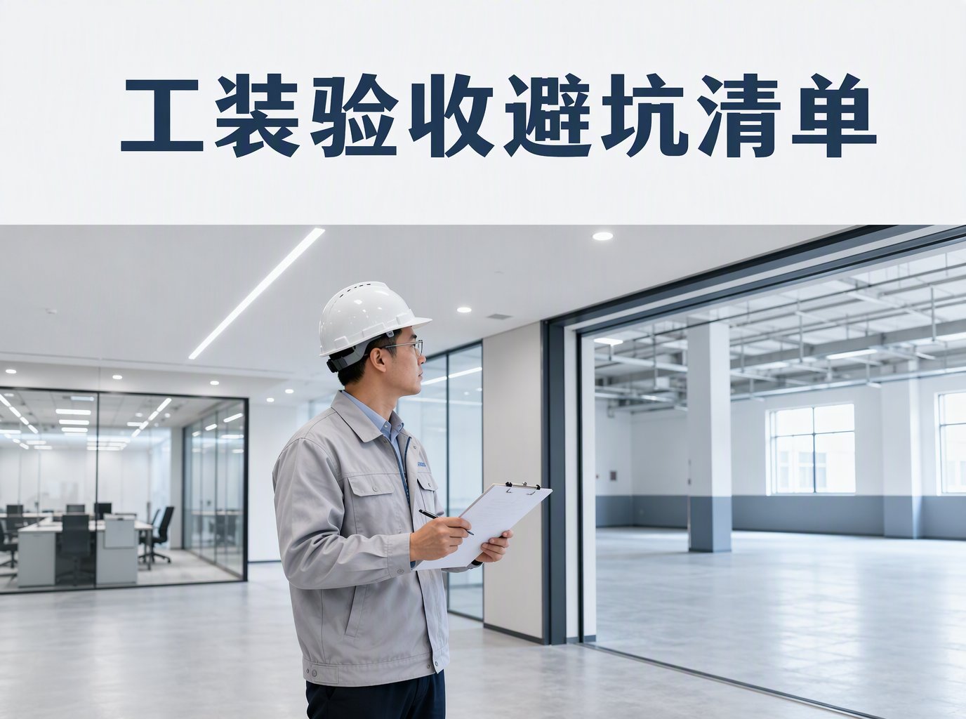 工装装修验收怎么验：从消防到竣工验收的实操清单